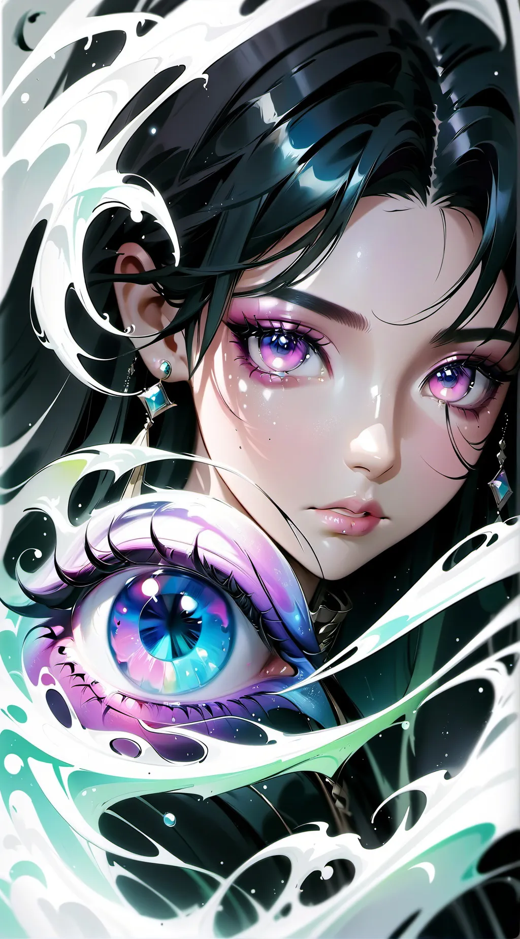 ai character: Just an Pretty Gir background