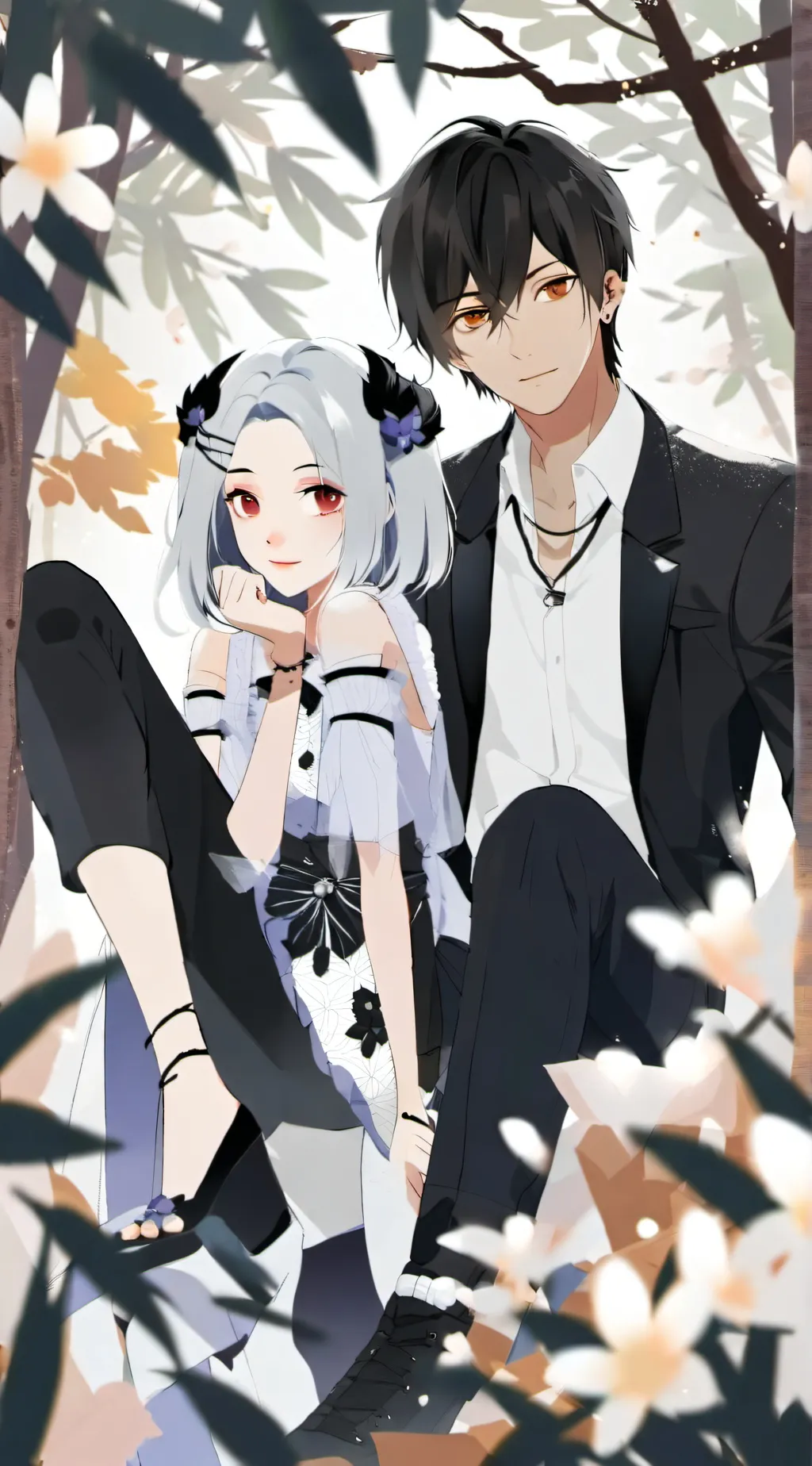 ai character: Aphmau and Friends background