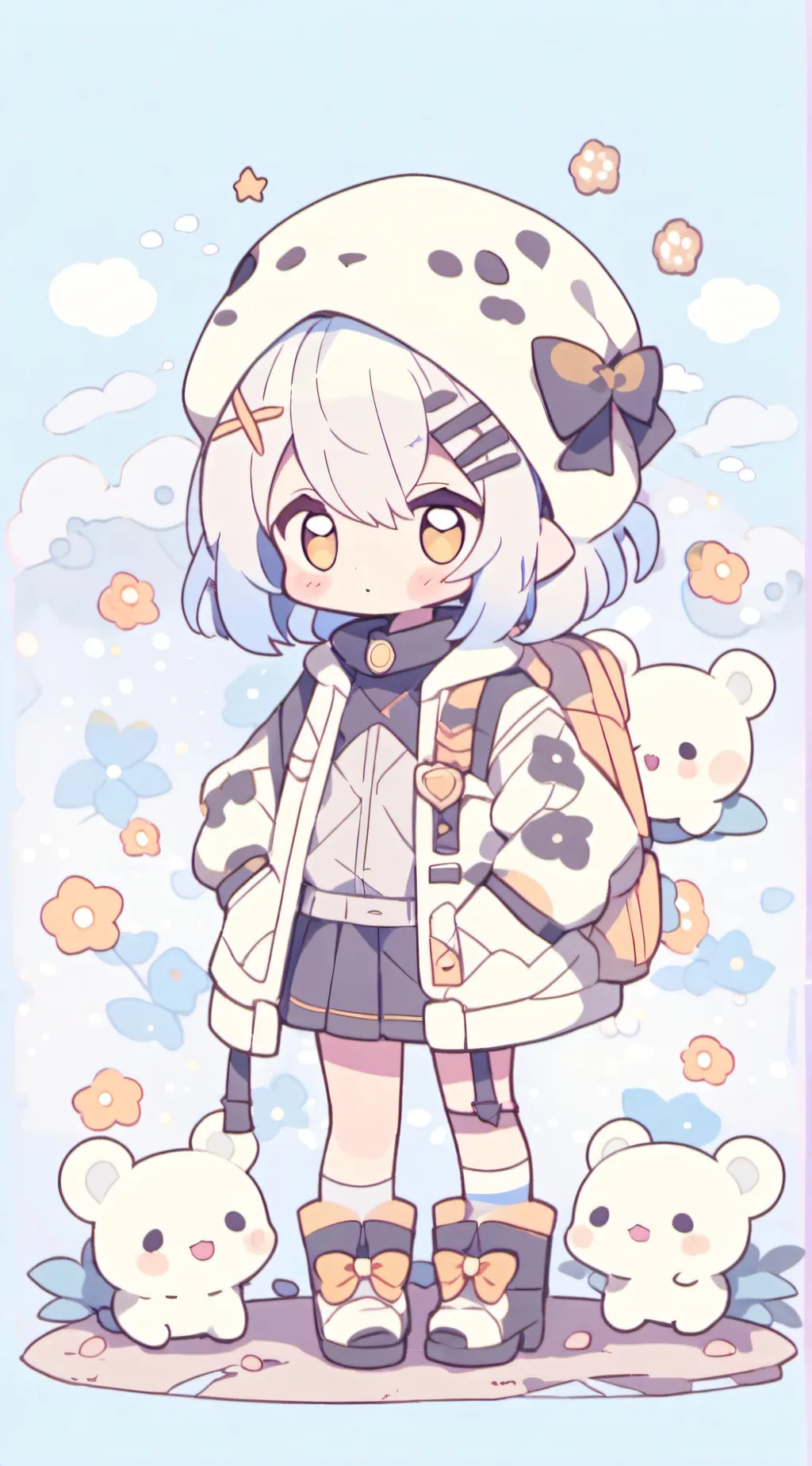 ai character: MHA k.i.t.t.y background