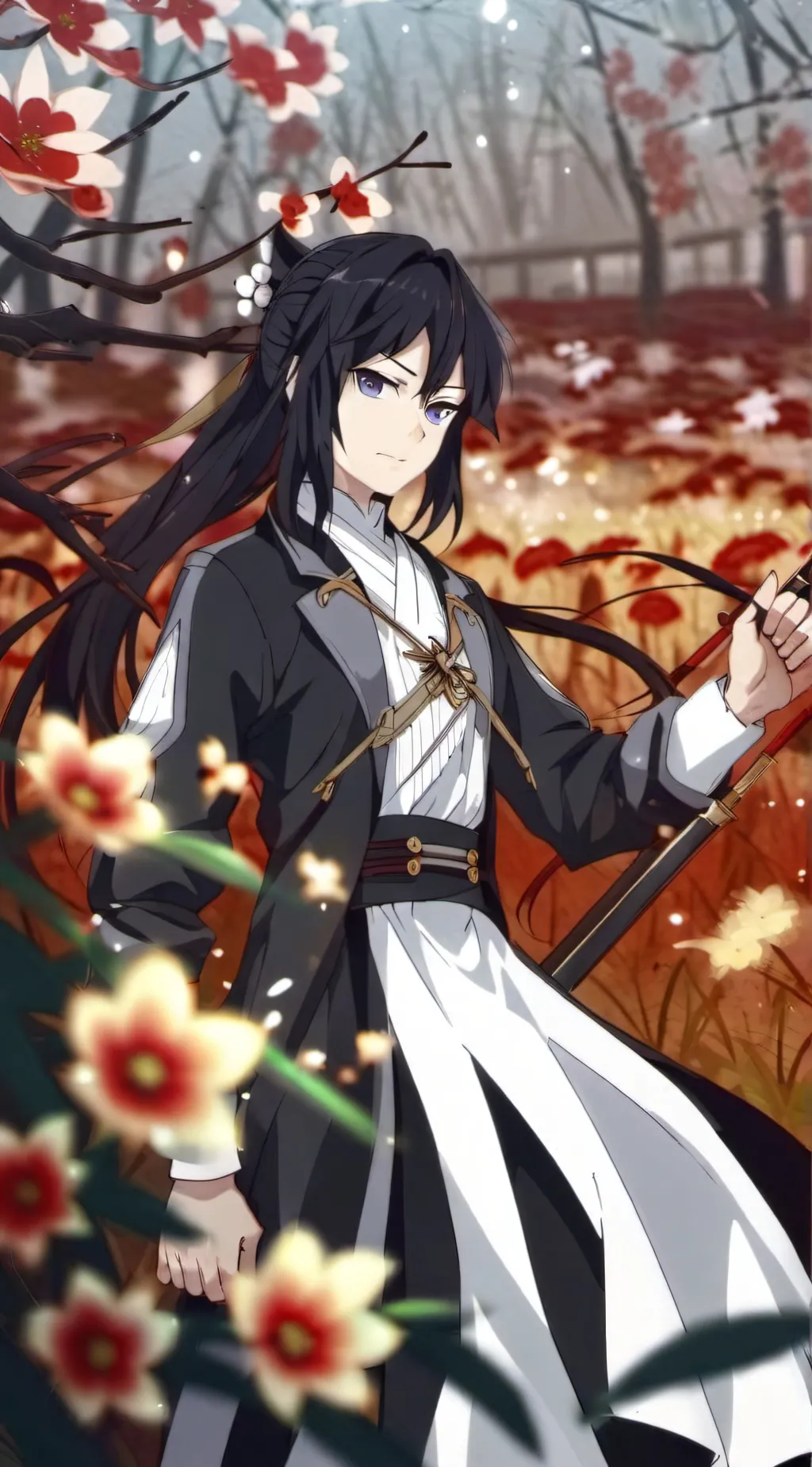 ai character: kny secret santa background