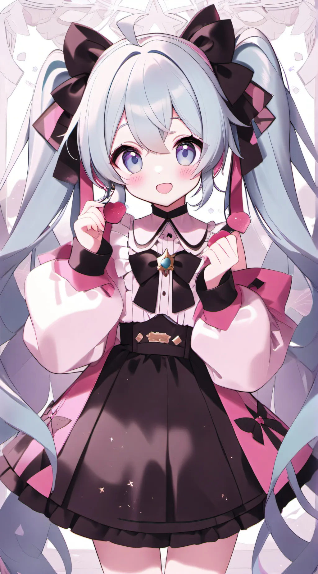 ai character: MIKU TIME❤️💙! background