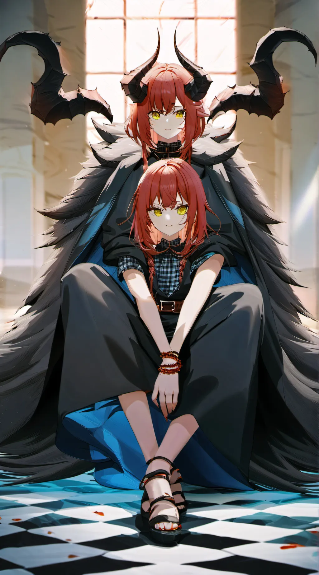 ai character: Lilith + Asmodeus background