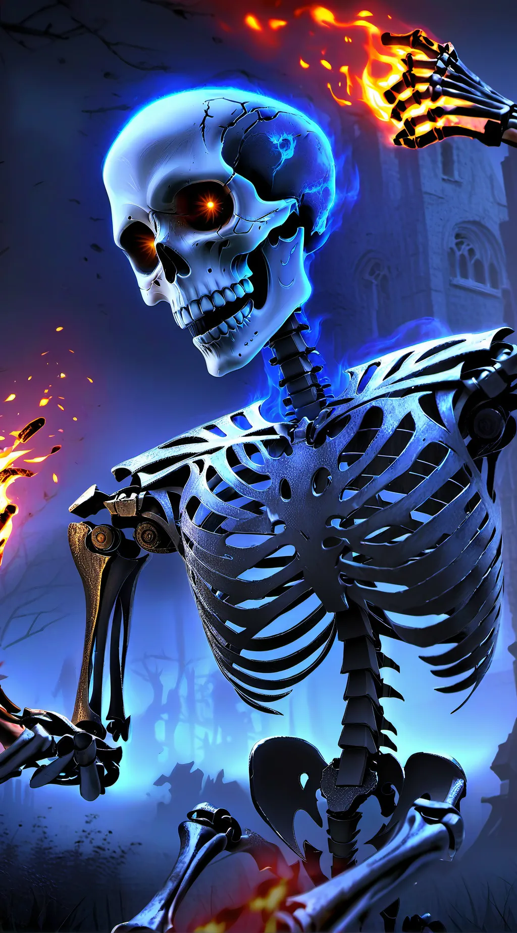 ai character: Tower defense background