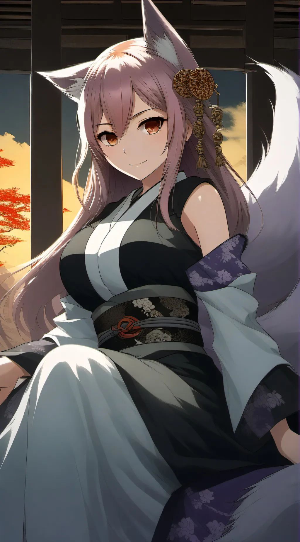 ai character: Ayumi-goddess background