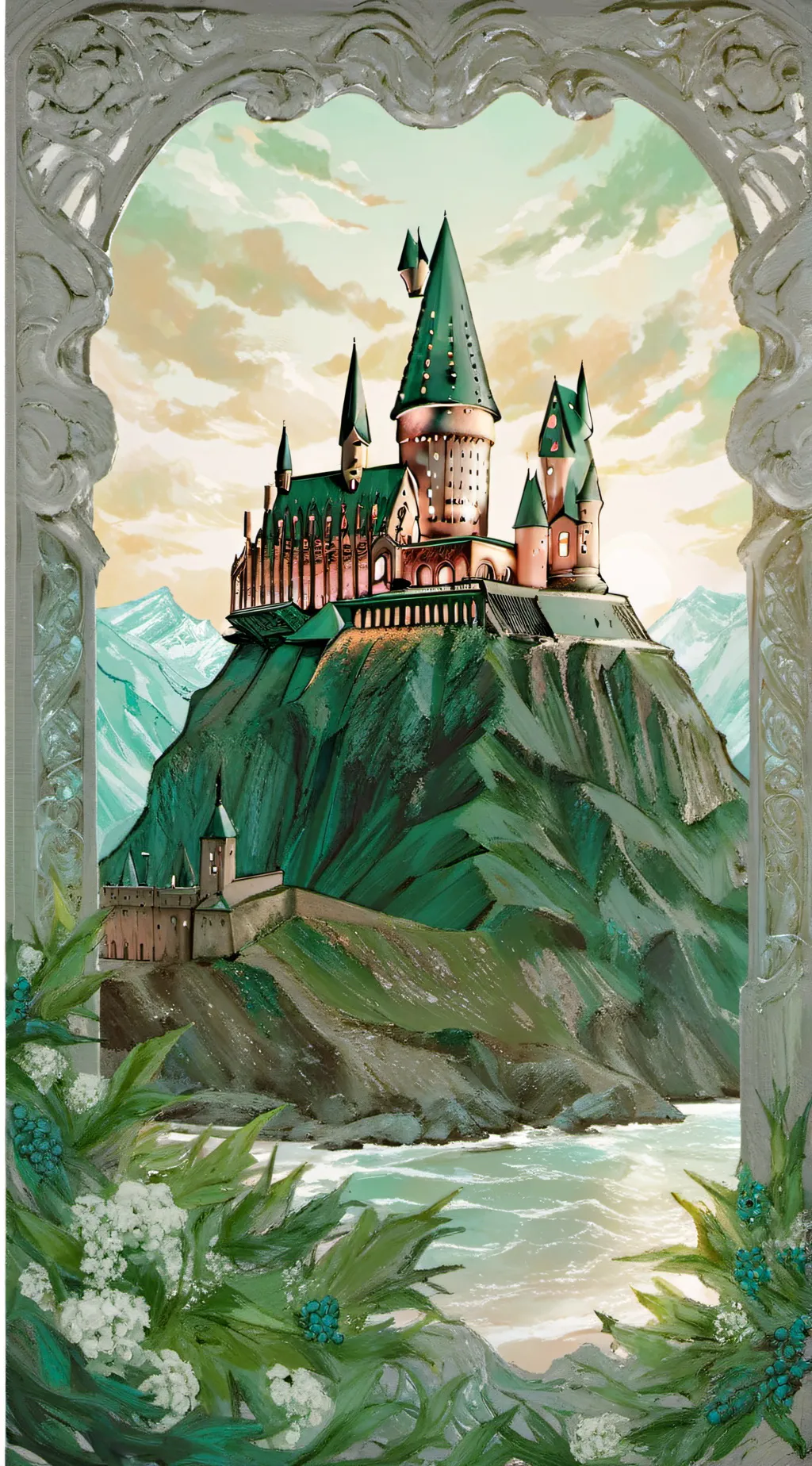 ai character: Hogwarts #1 background