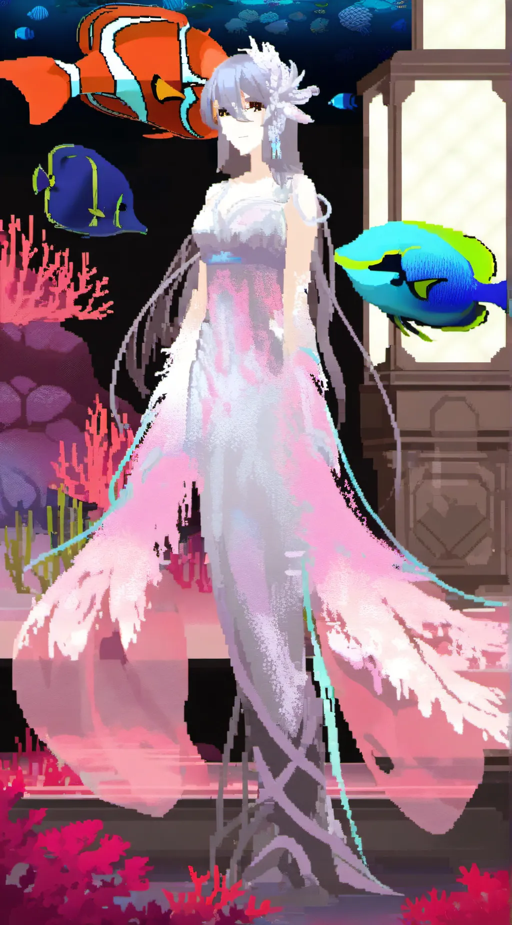 ai character: Zoey  background