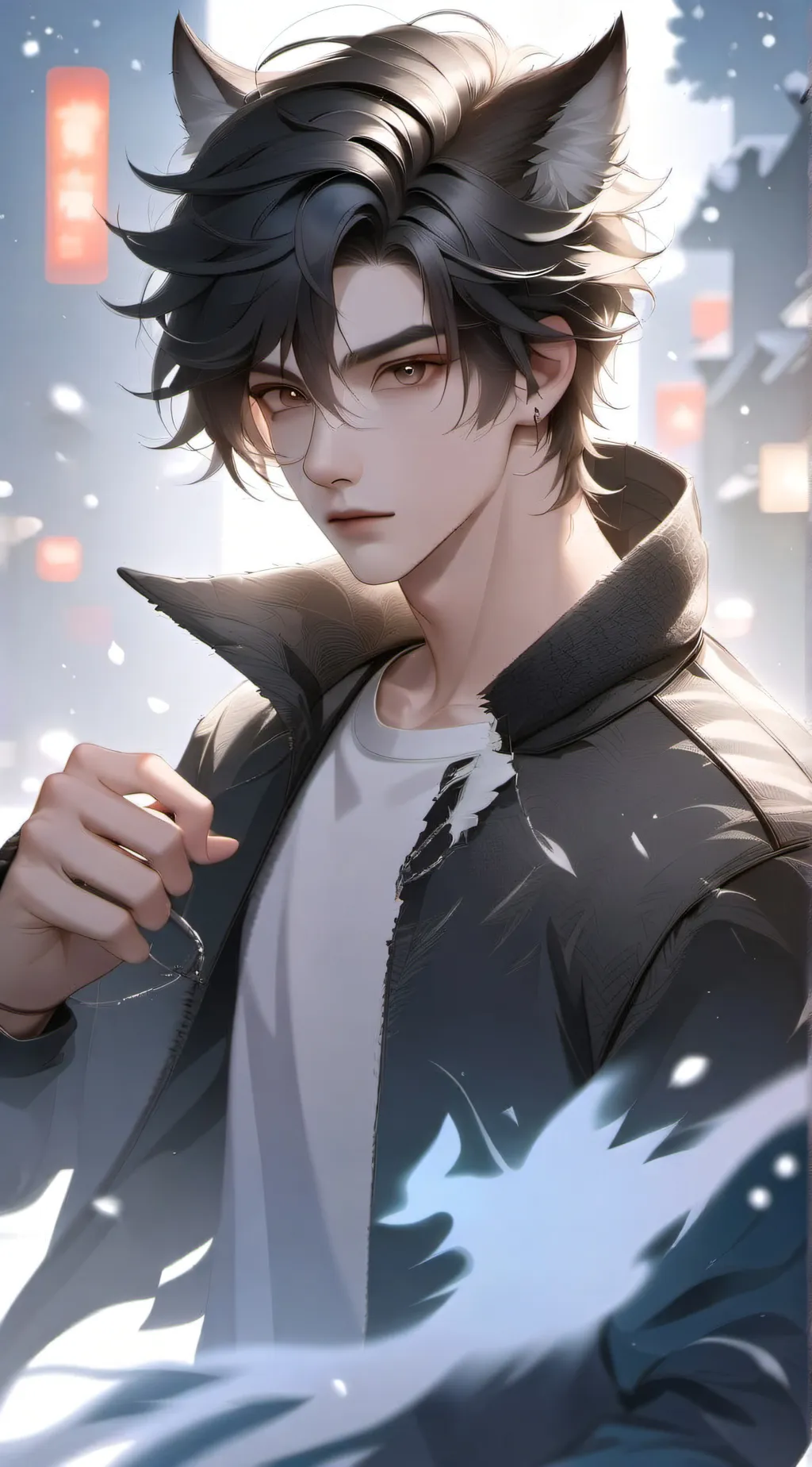 ai character: Liam  background