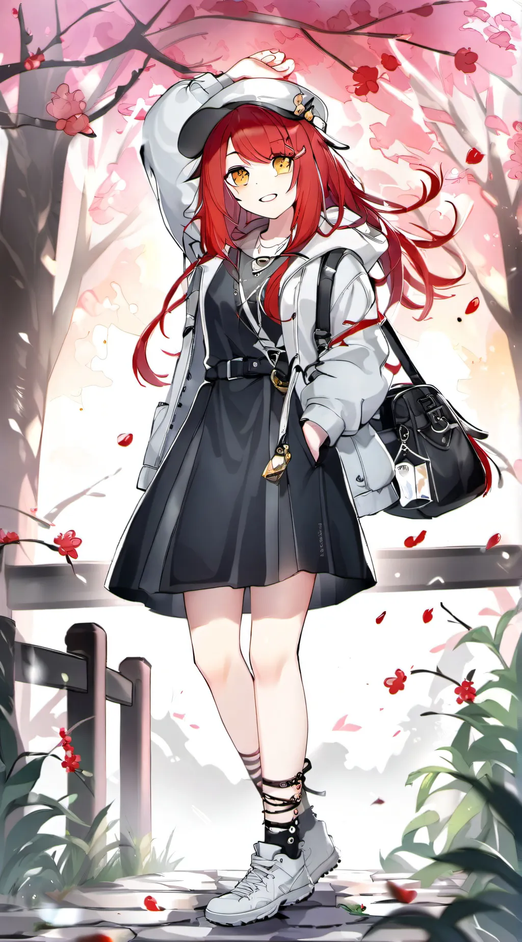 ai character: Michelle Silver background