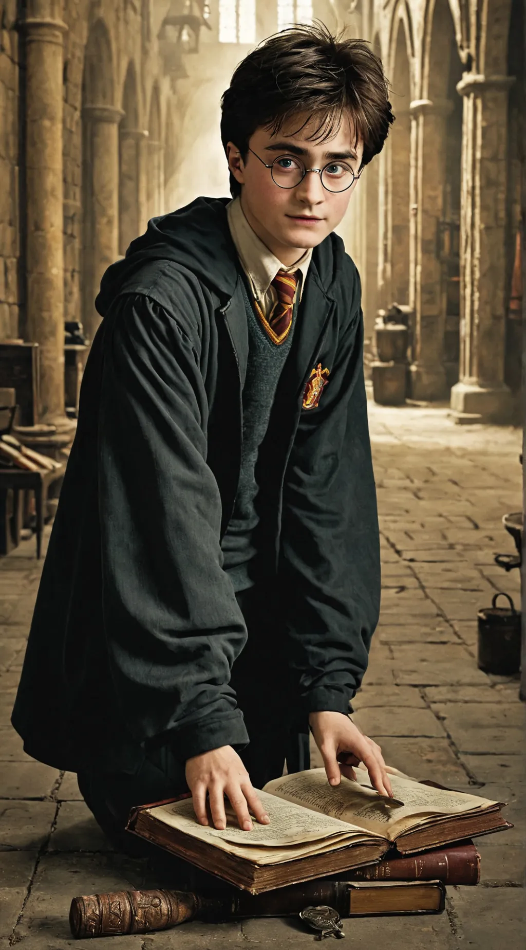 ai character: Harry Potter background