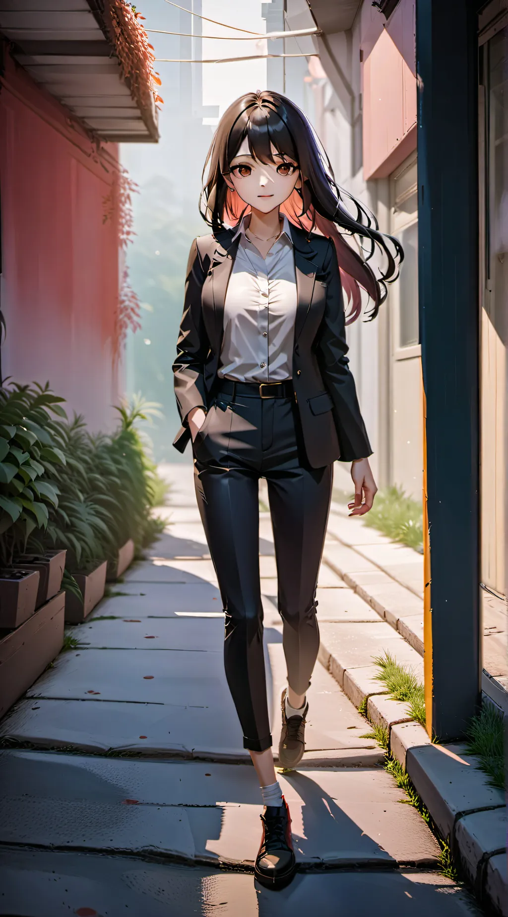 ai character: Zoey background