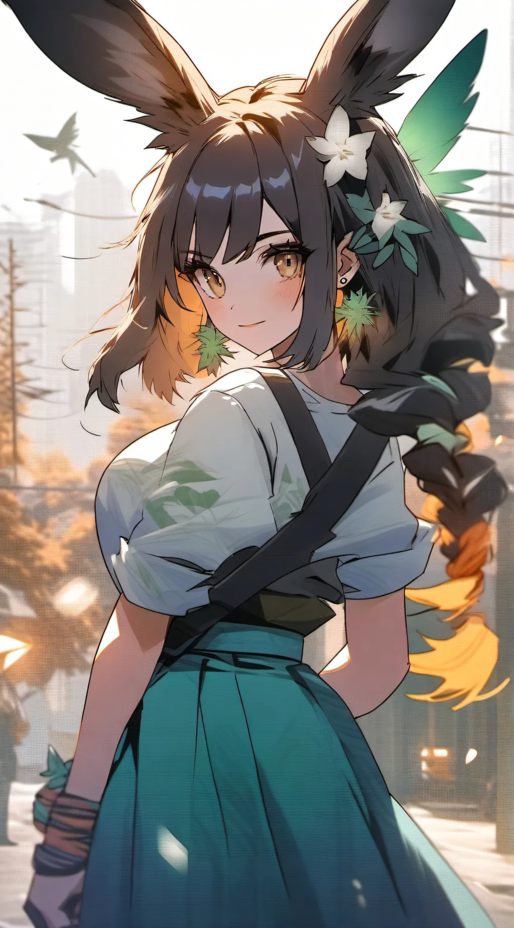 ai character: Eevee background