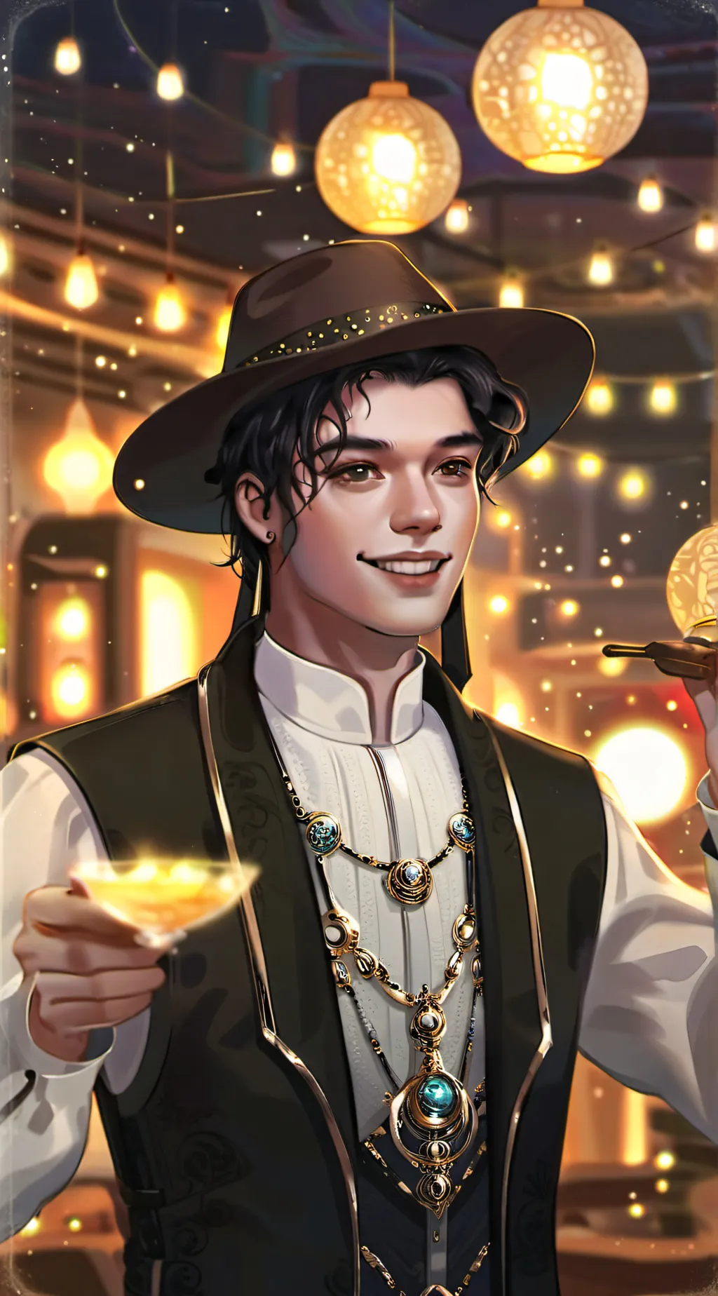 ai character: Micheal Jackson  background