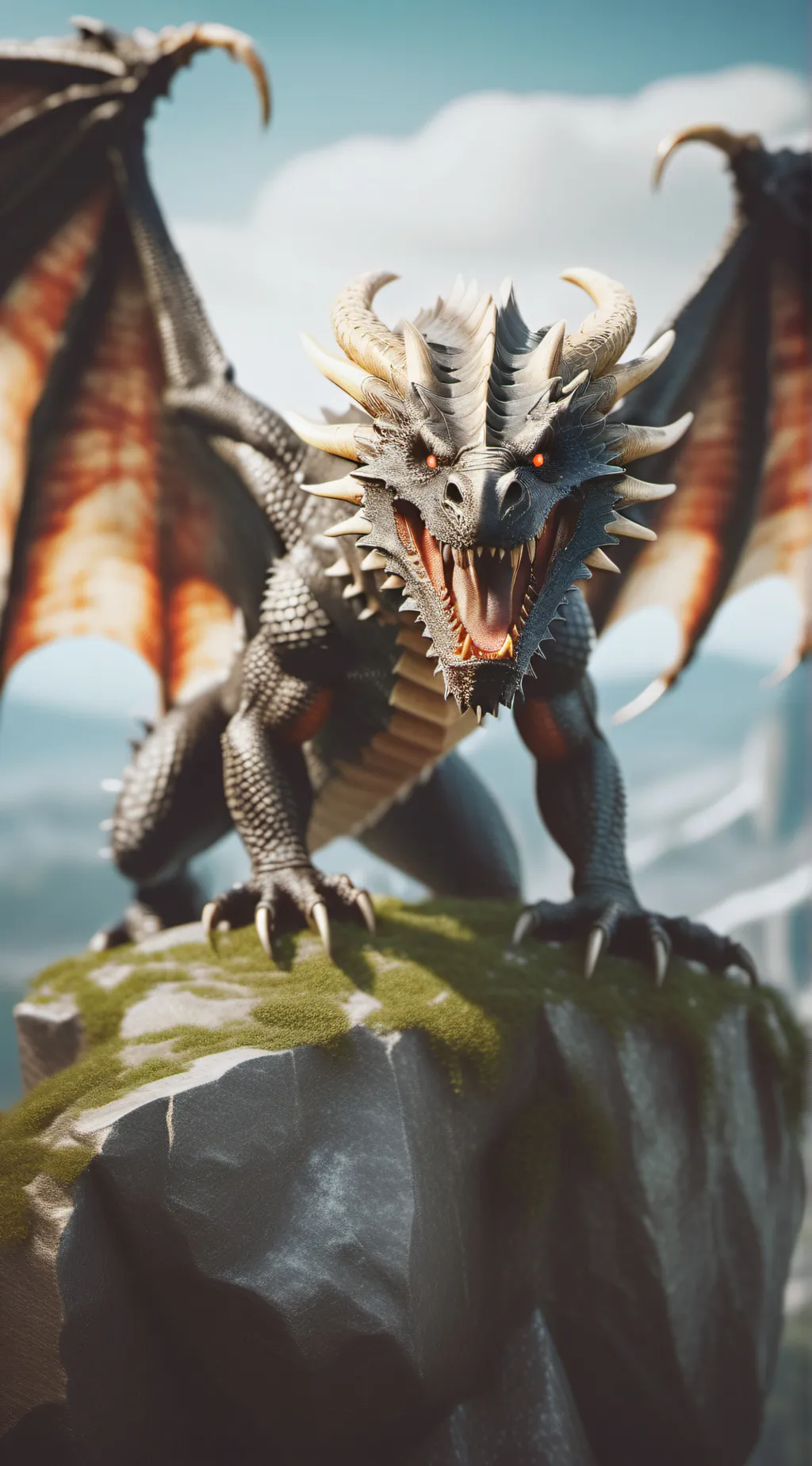 ai character: Grey dragon 2.0 background