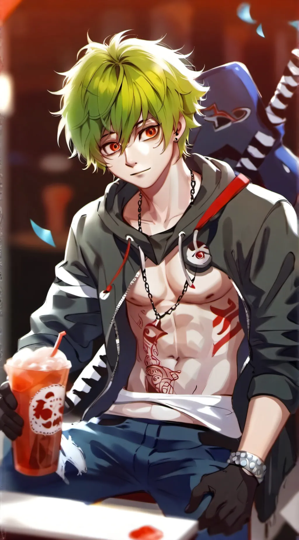 ai character: mha but sukuna background