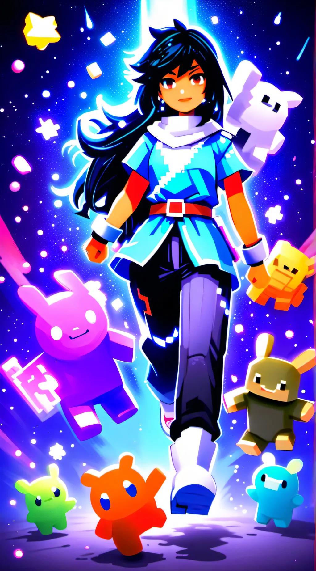 ai character: Aphmau  background