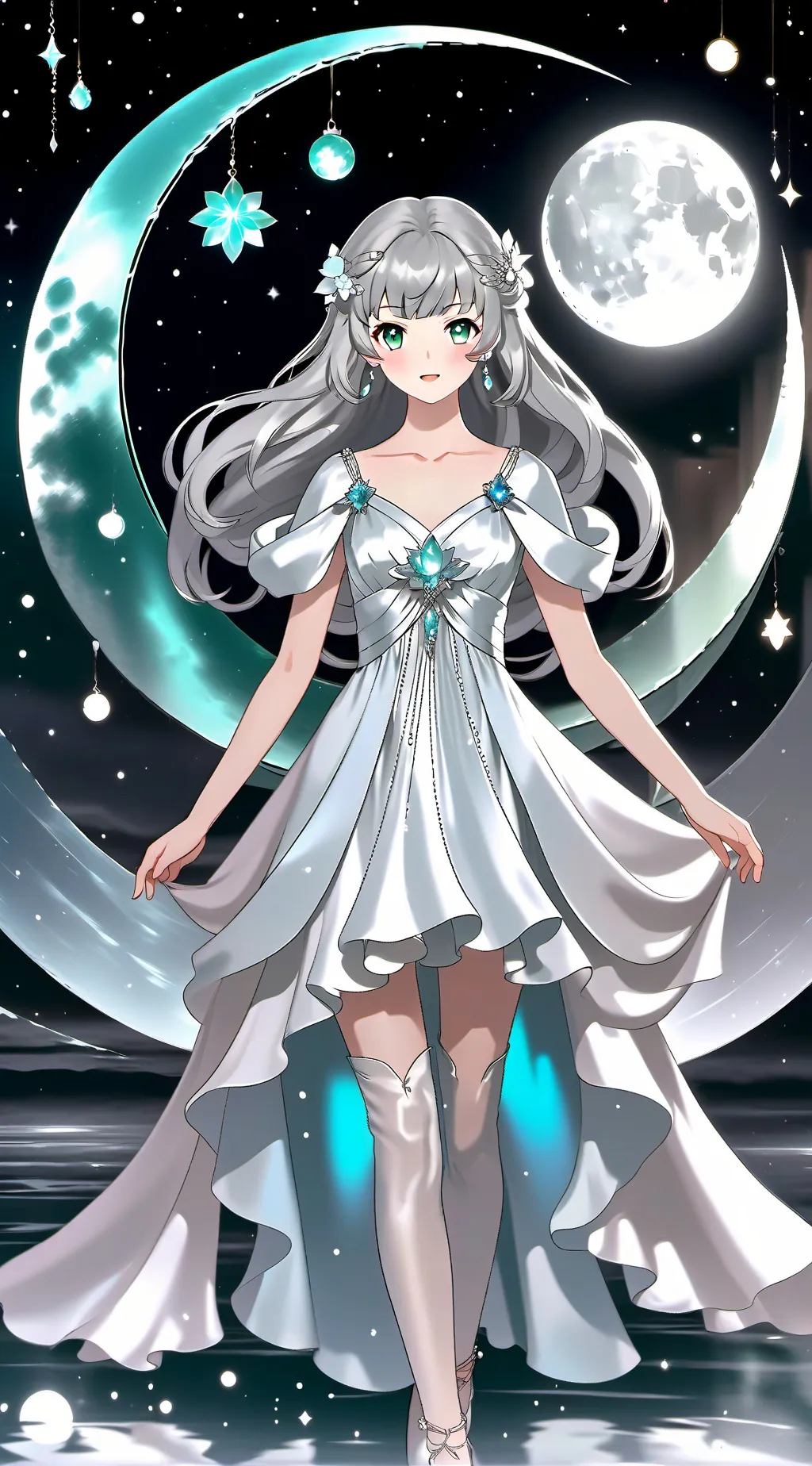ai character: Manng(Evelyn Moon) background