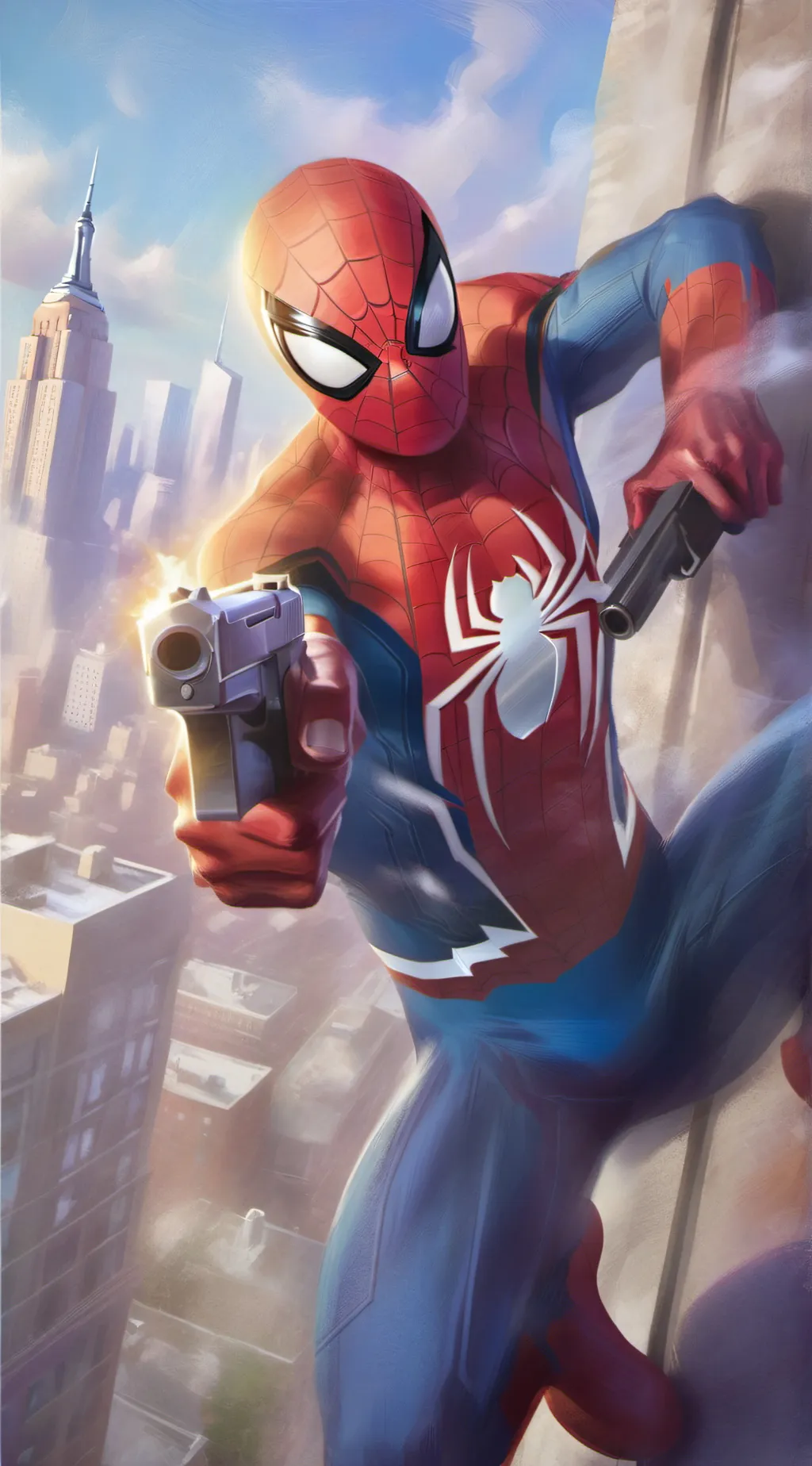 ai character: spider man (me) background