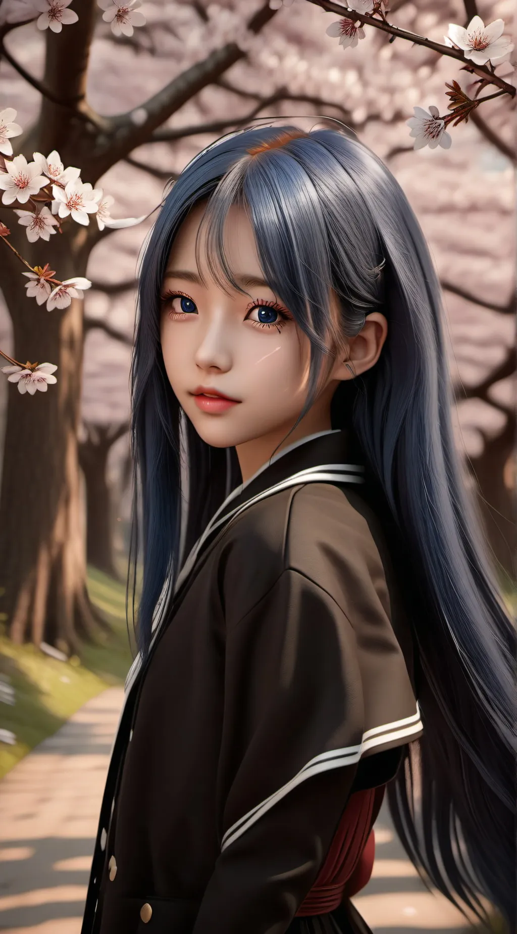 ai character: Alice Asia  background