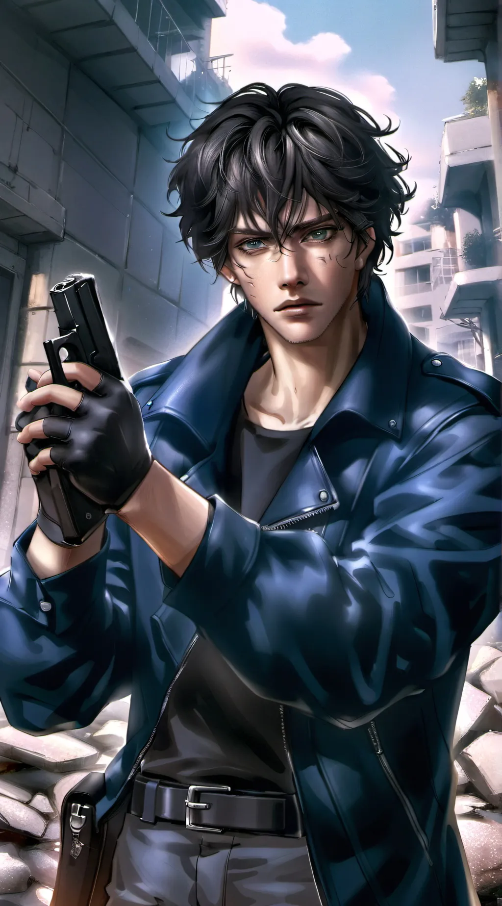 ai character: Apocalyps survivor background