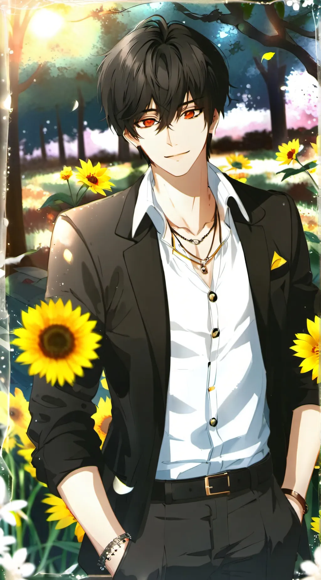 ai character: Mark Tahimik Lang background