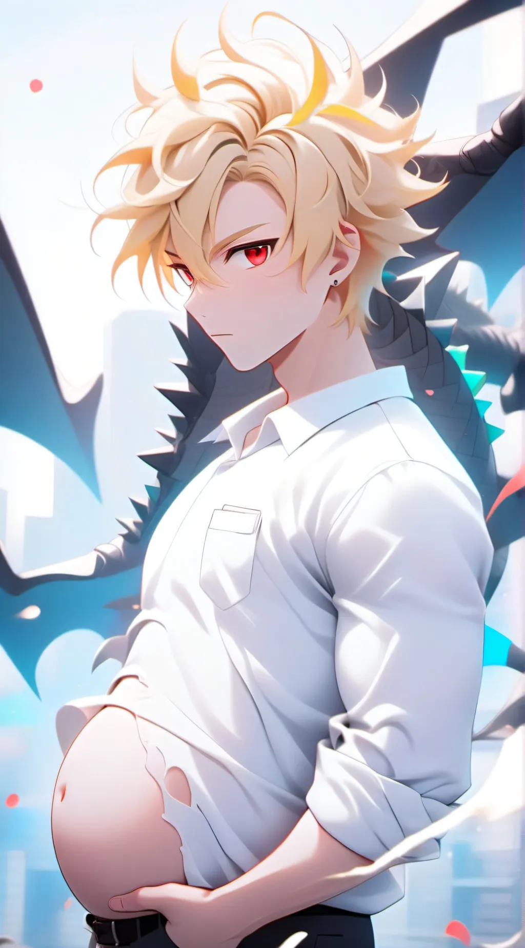 ai character: Izuku or d♡ku background