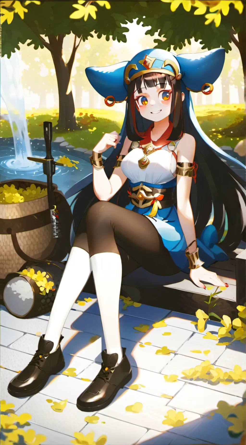 ai character: Pomni  background