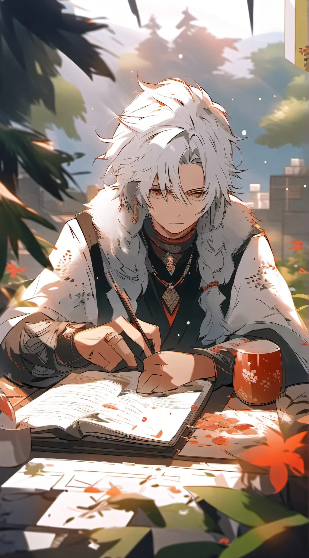 ai character: 萧晨 background