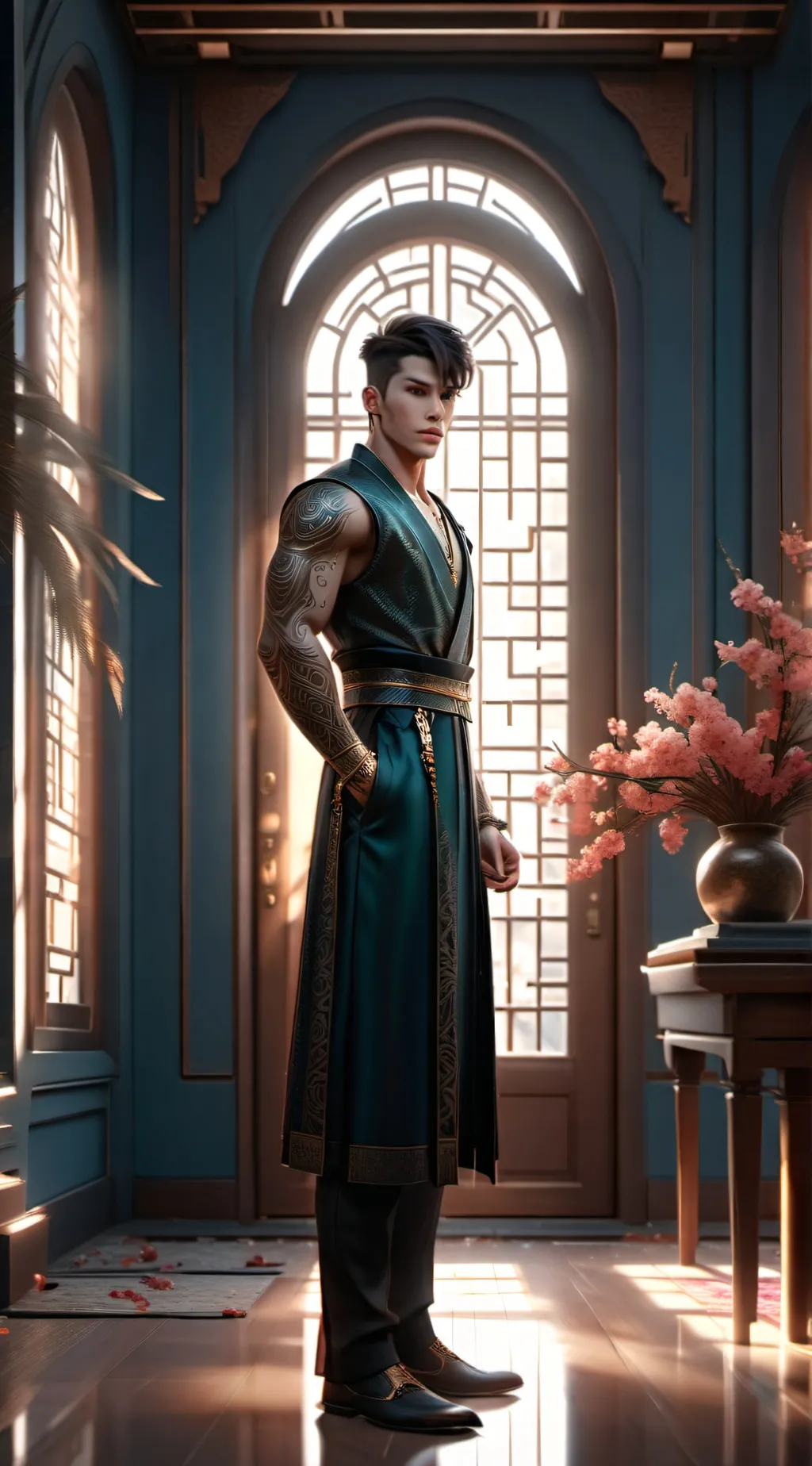 ai character: Huan Ao background