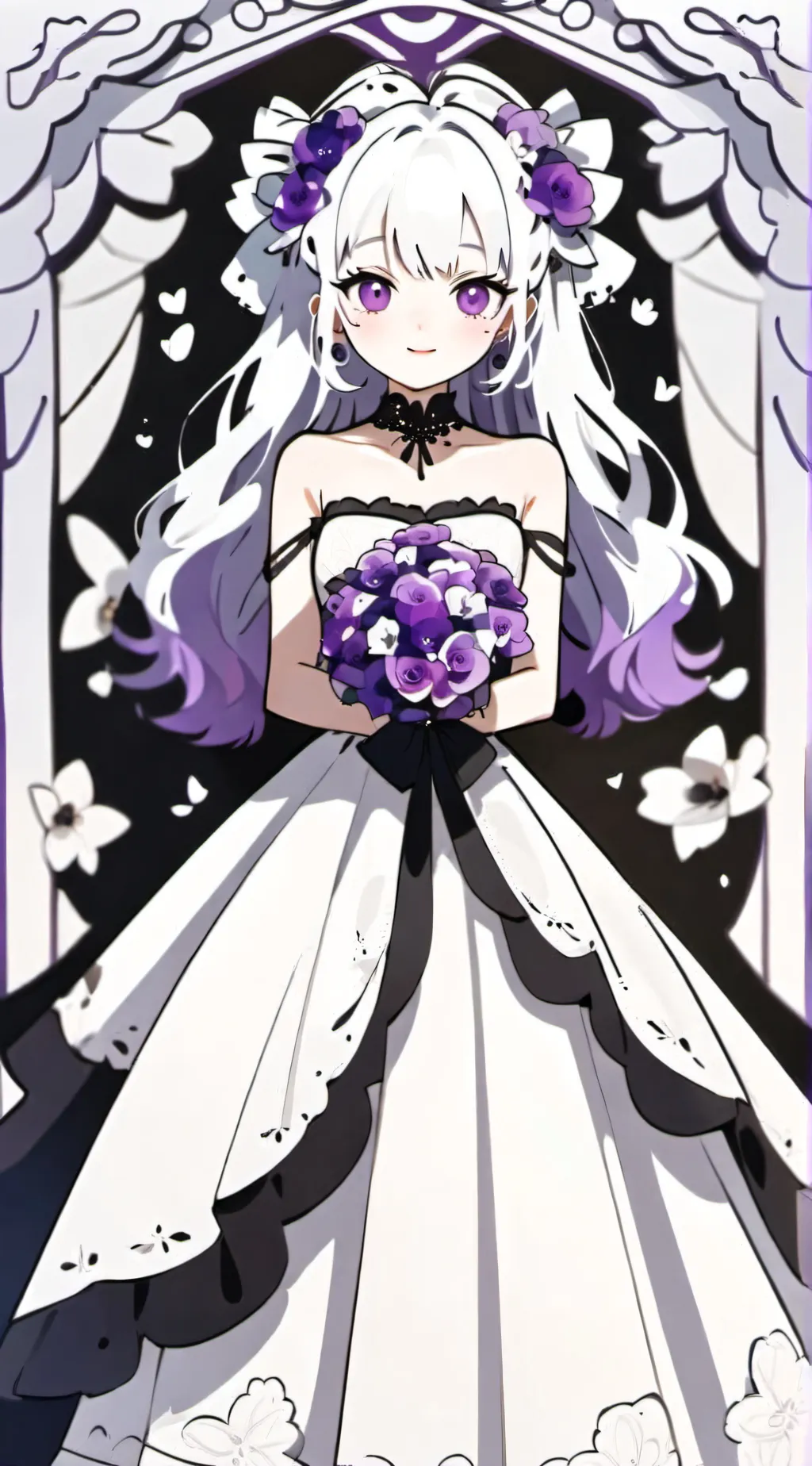 ai character: Mha wedding  background
