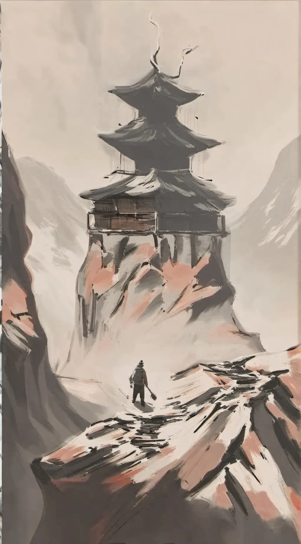 ai character: In jail background