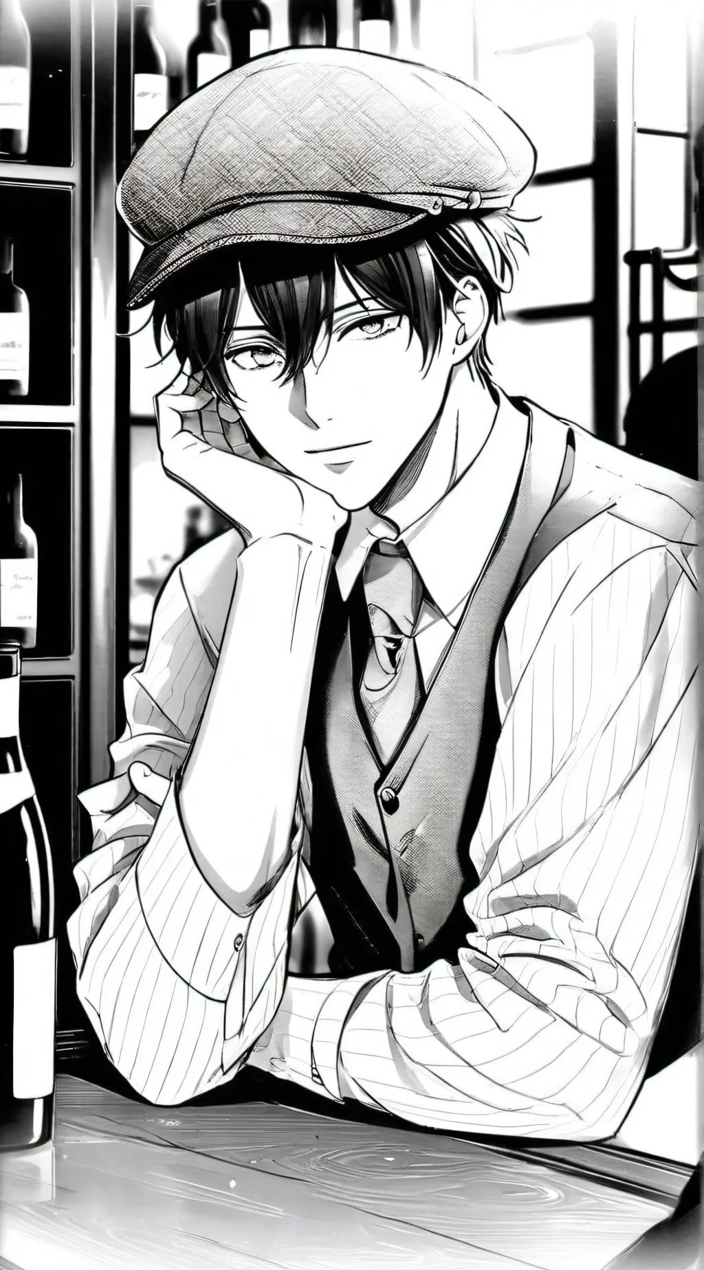 ai character: Orion  background