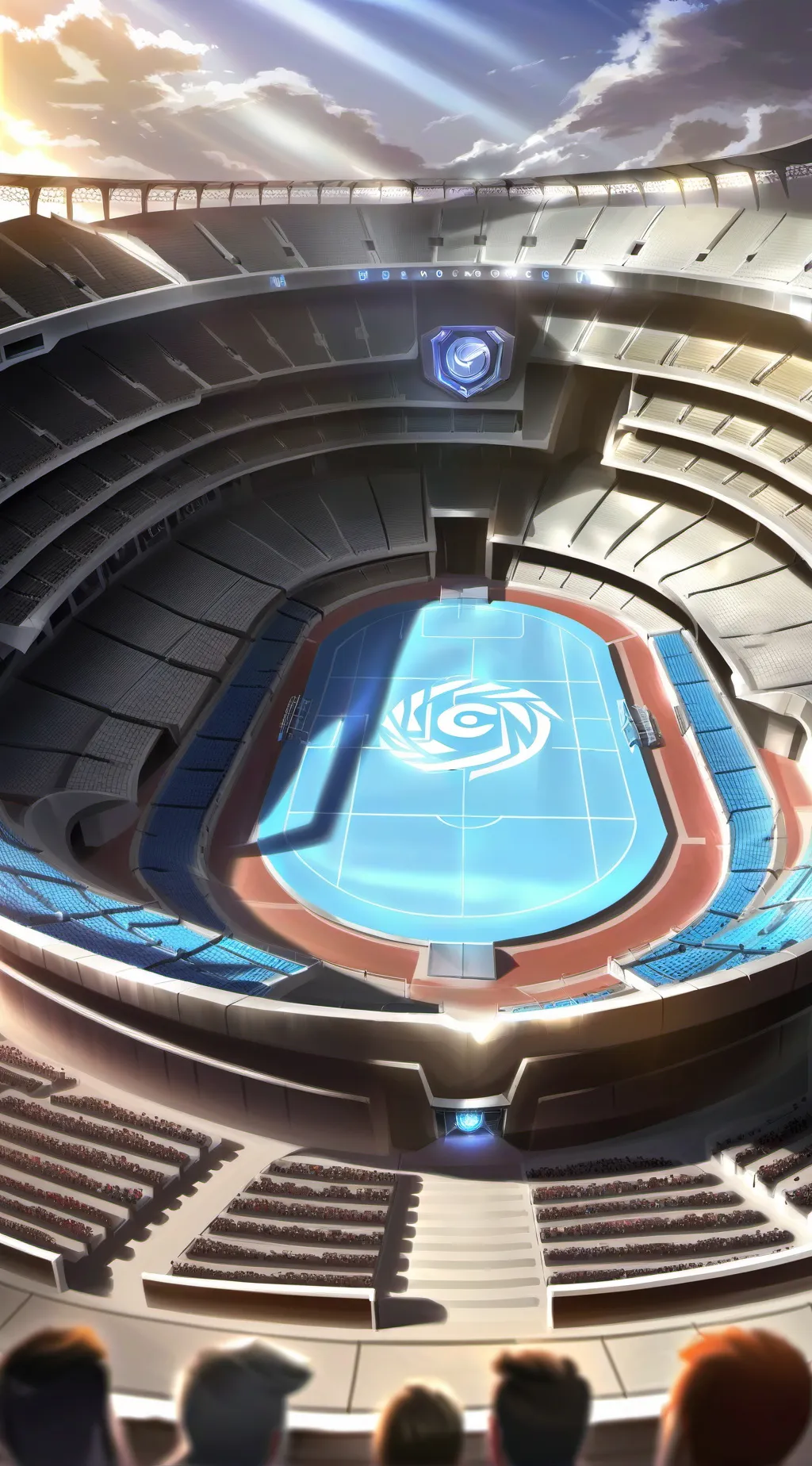 ai character: Battle arena￼ background