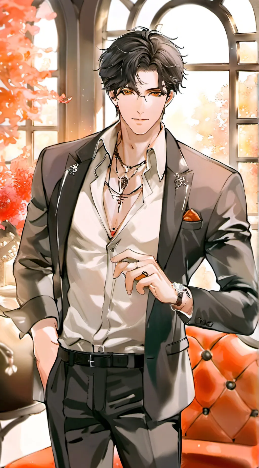 ai character: Kenji background