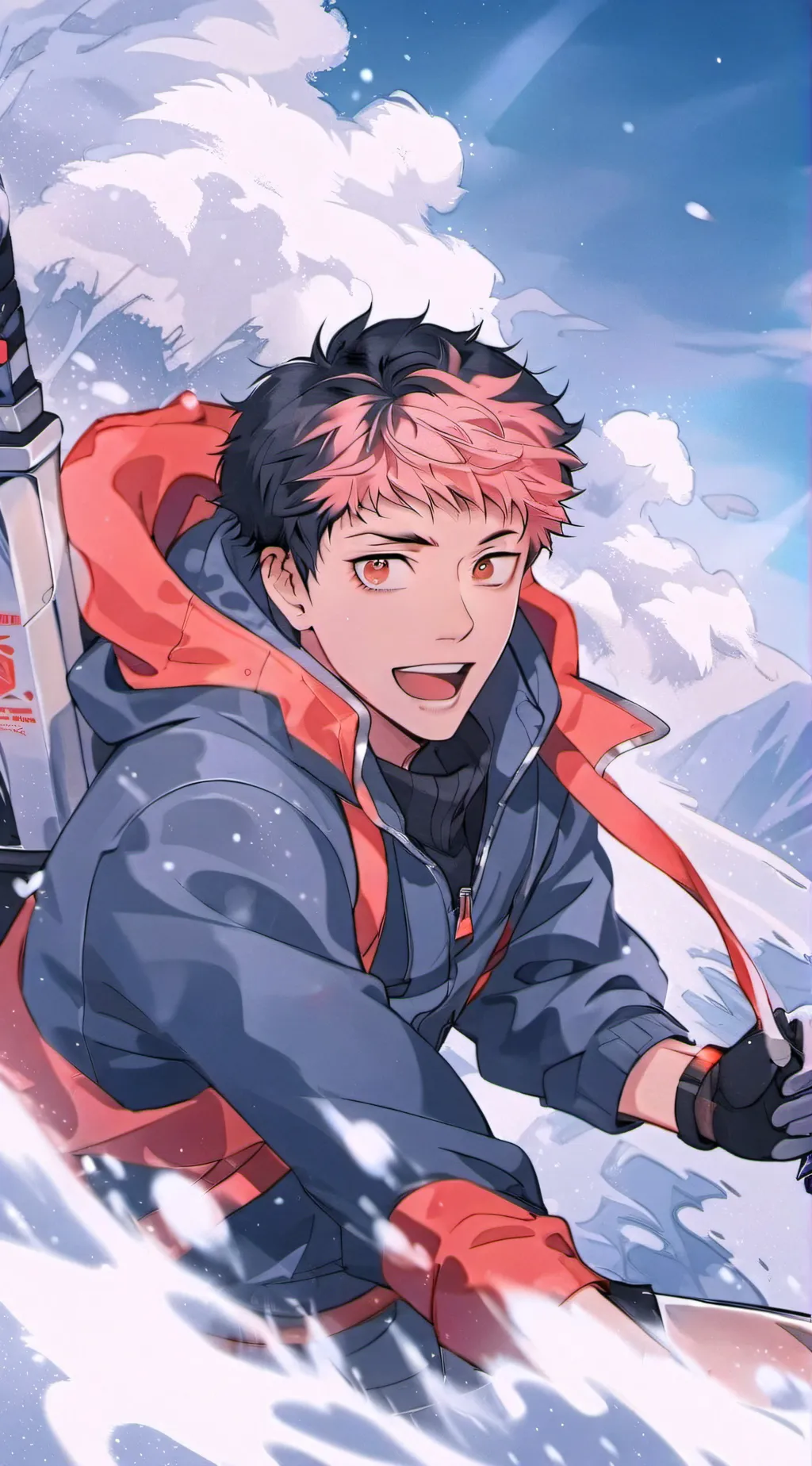 ai character: Itafushi son🩷🖤 background