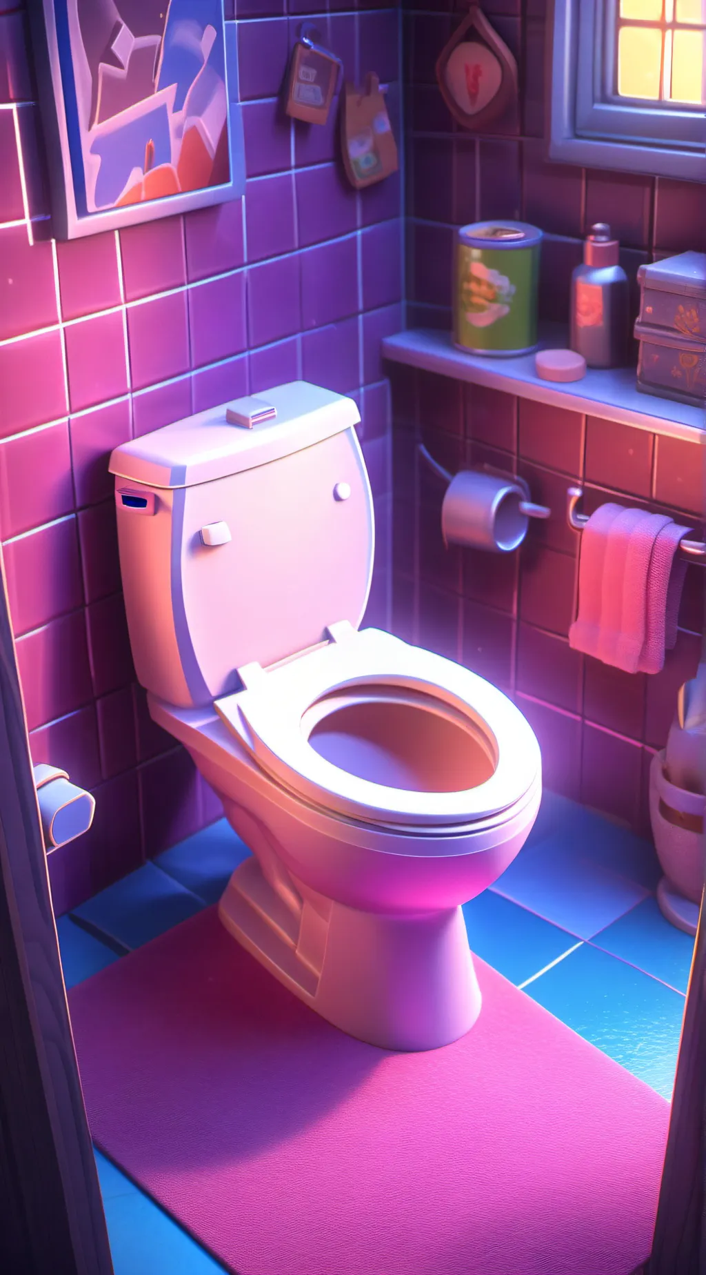 ai character: skibidi sim background