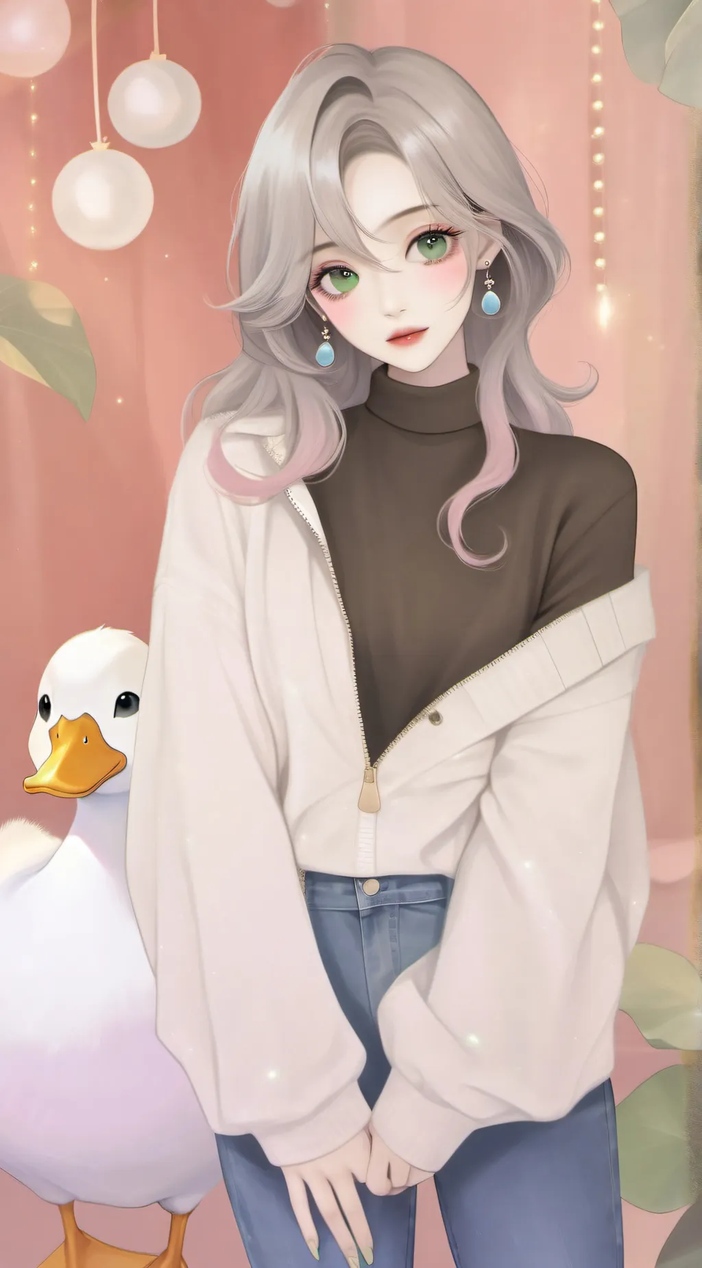 ai character: Luna background