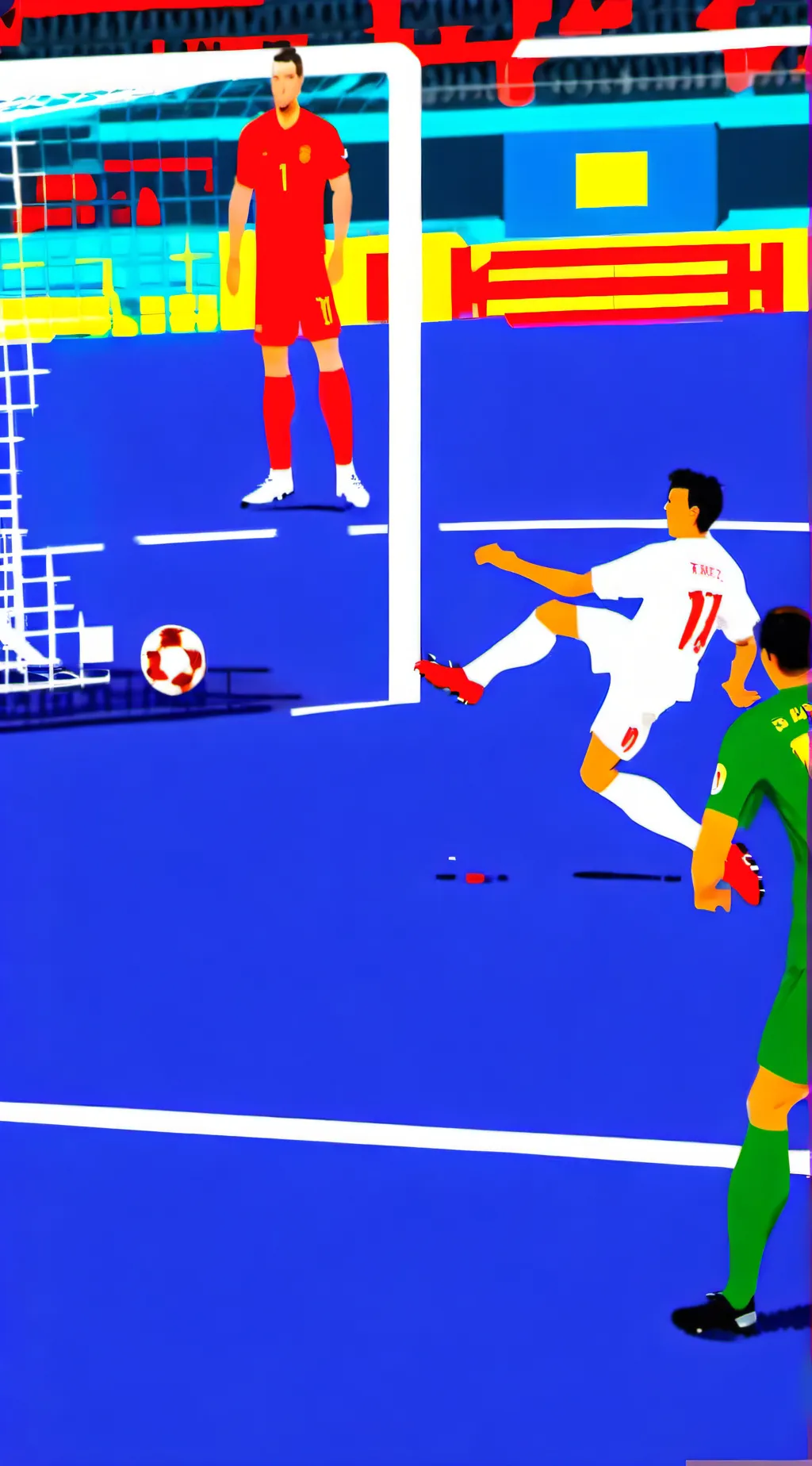 ai character: Euro 2024 background