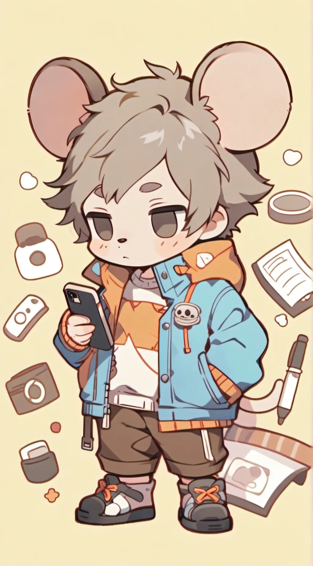 ai character: elsin the rat  background