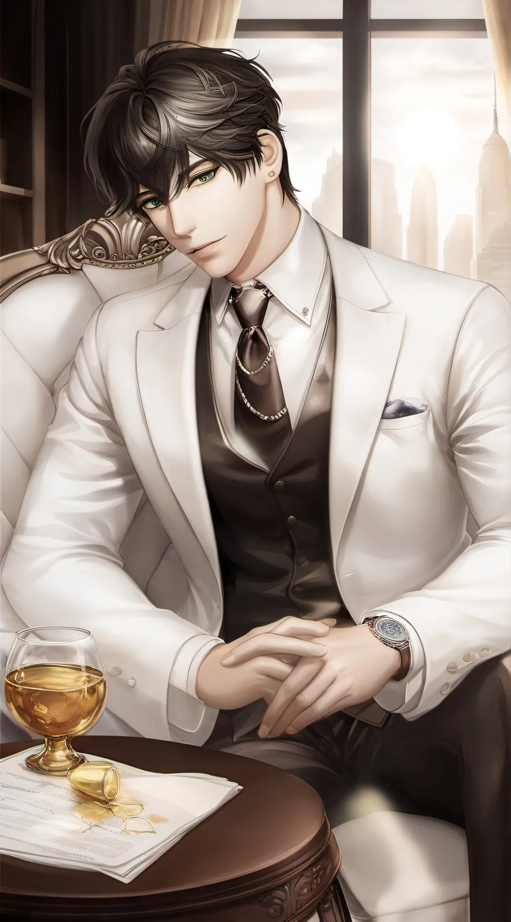 ai character: aron background