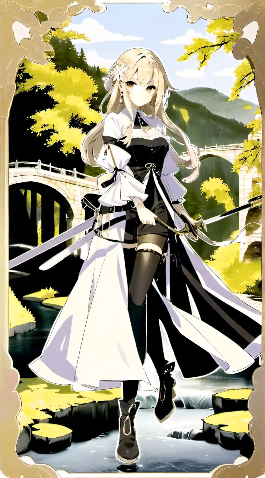 ai character: Azura background