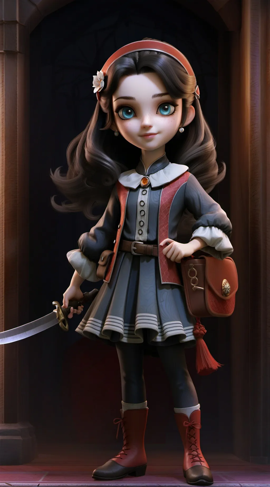 ai character: Annie  background