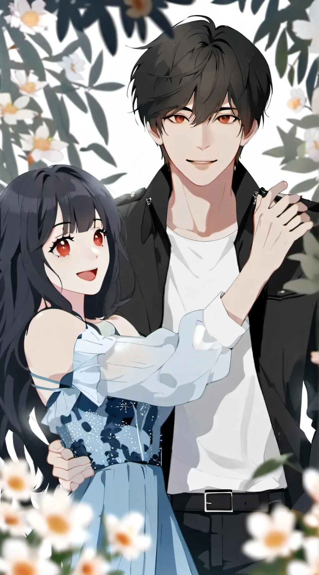 ai character: Demon slayer funny background