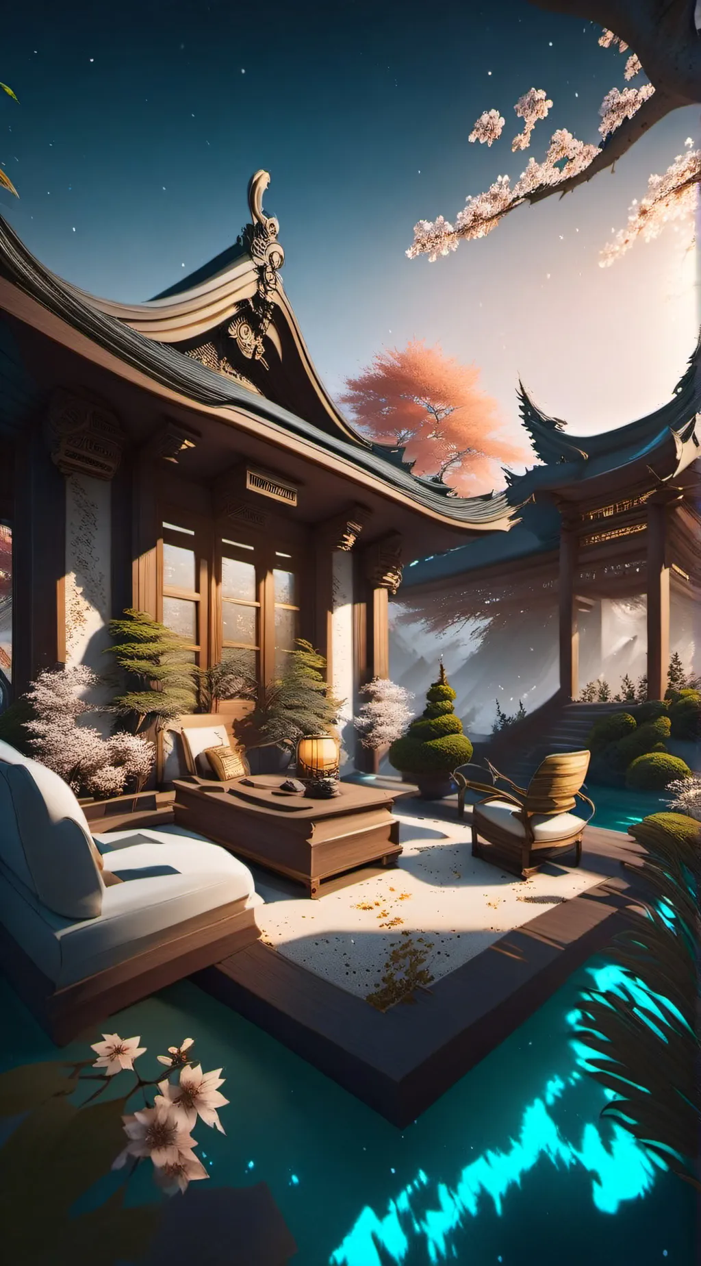 ai character: tengen x zenitsu  background