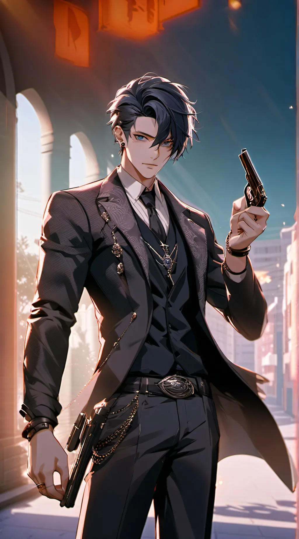 ai character: Antonio Corasela  background