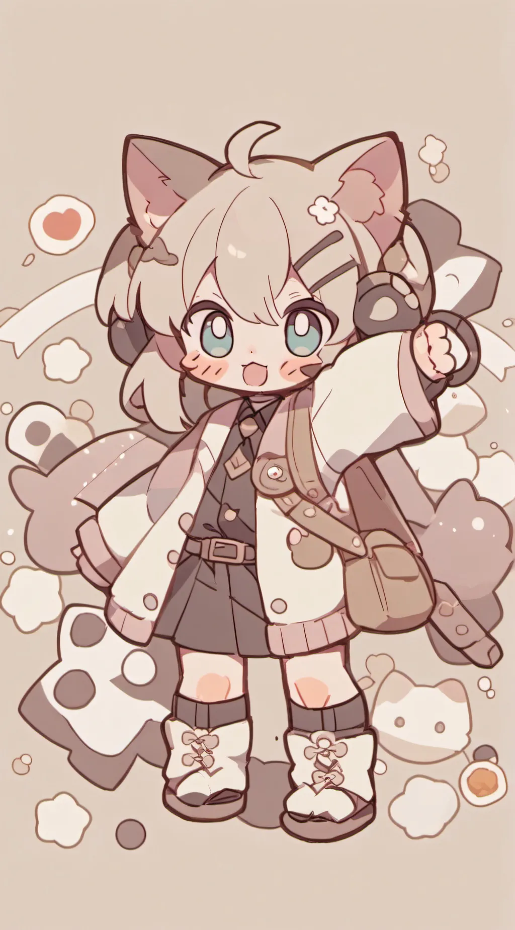 ai character: kat background