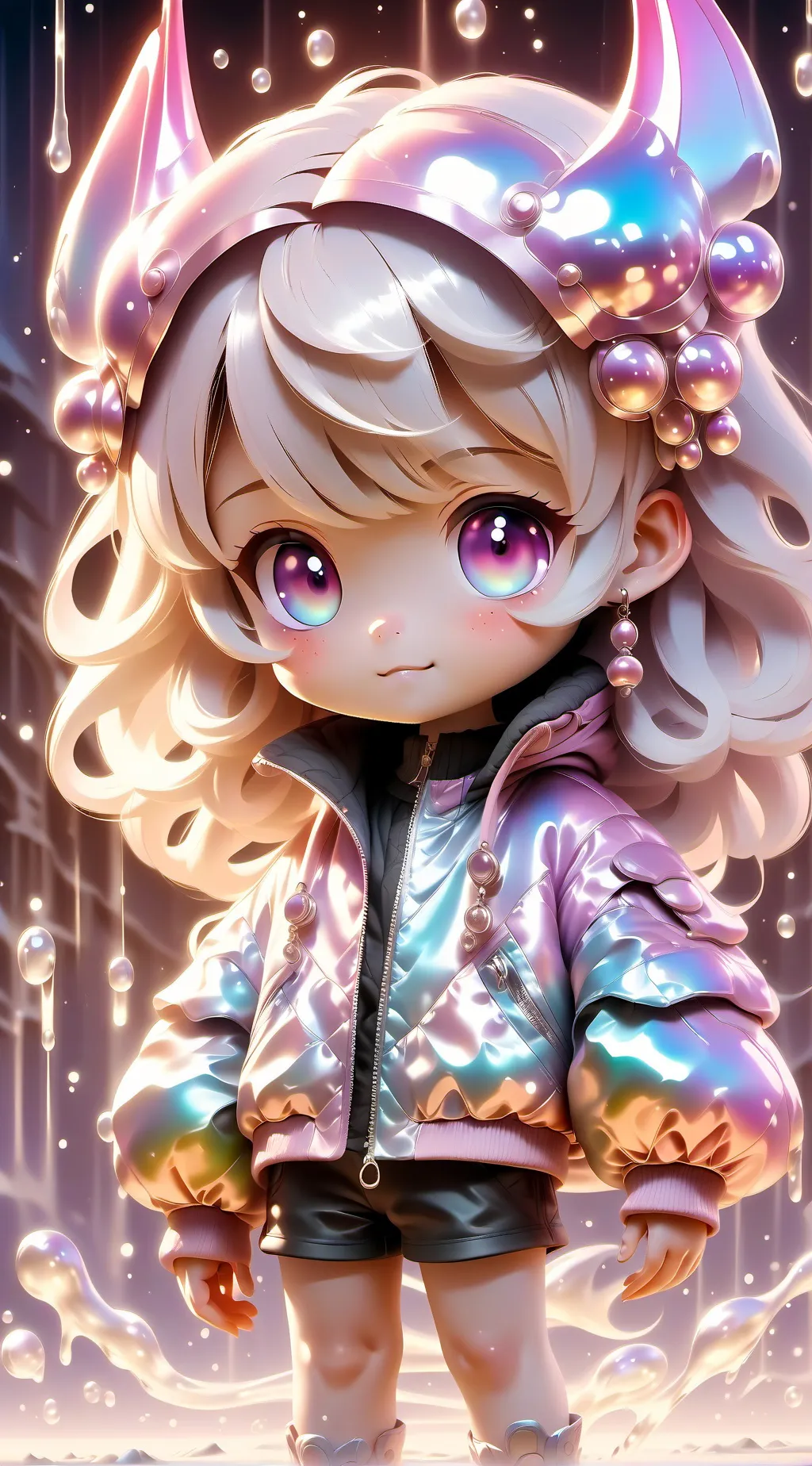 ai character: Power love background