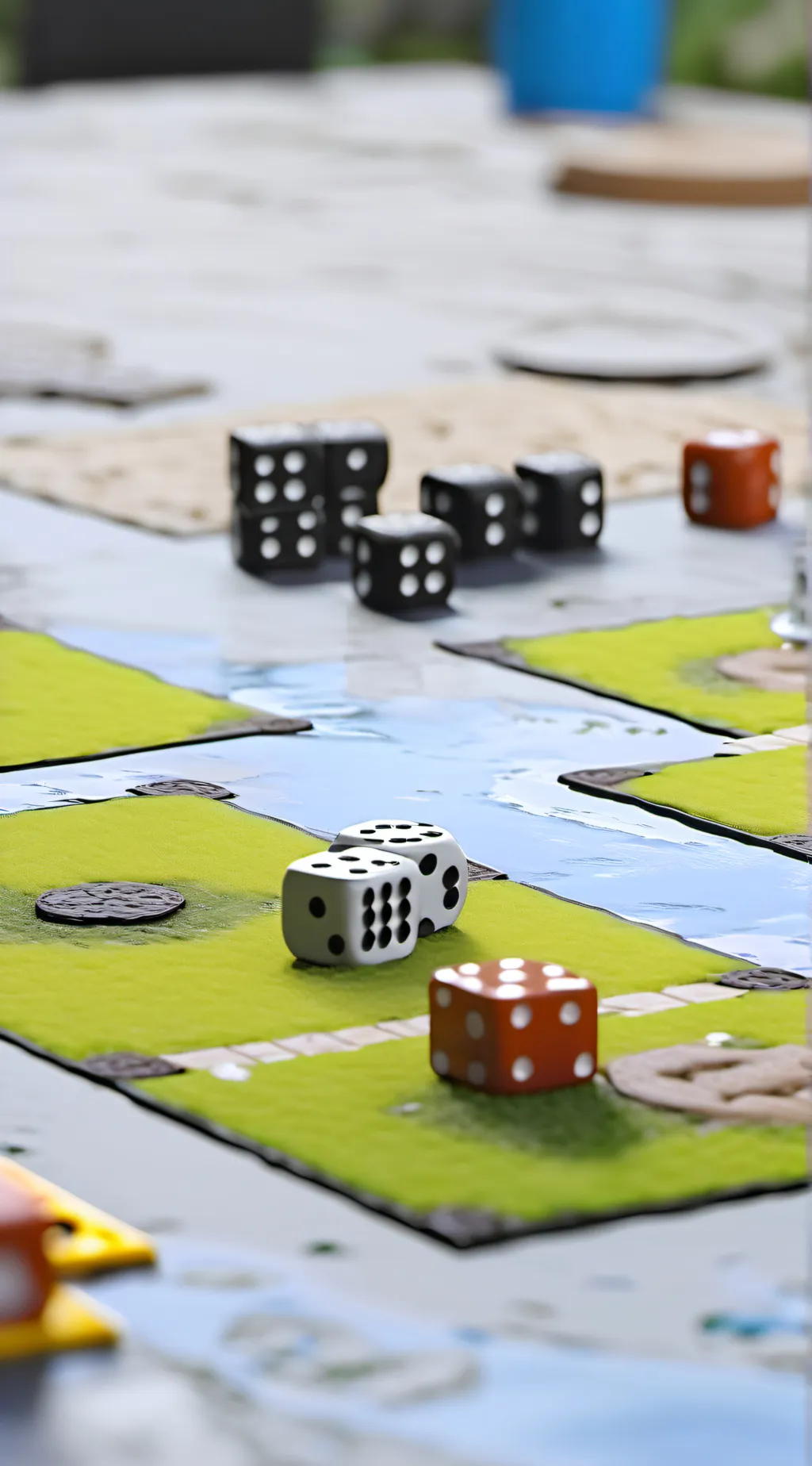 ai character: board games background