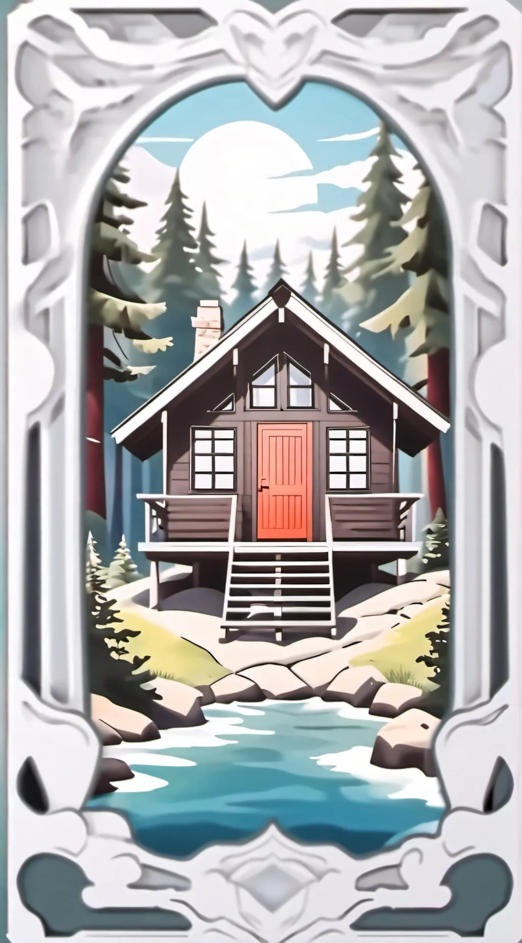 ai character: Gravity falls background