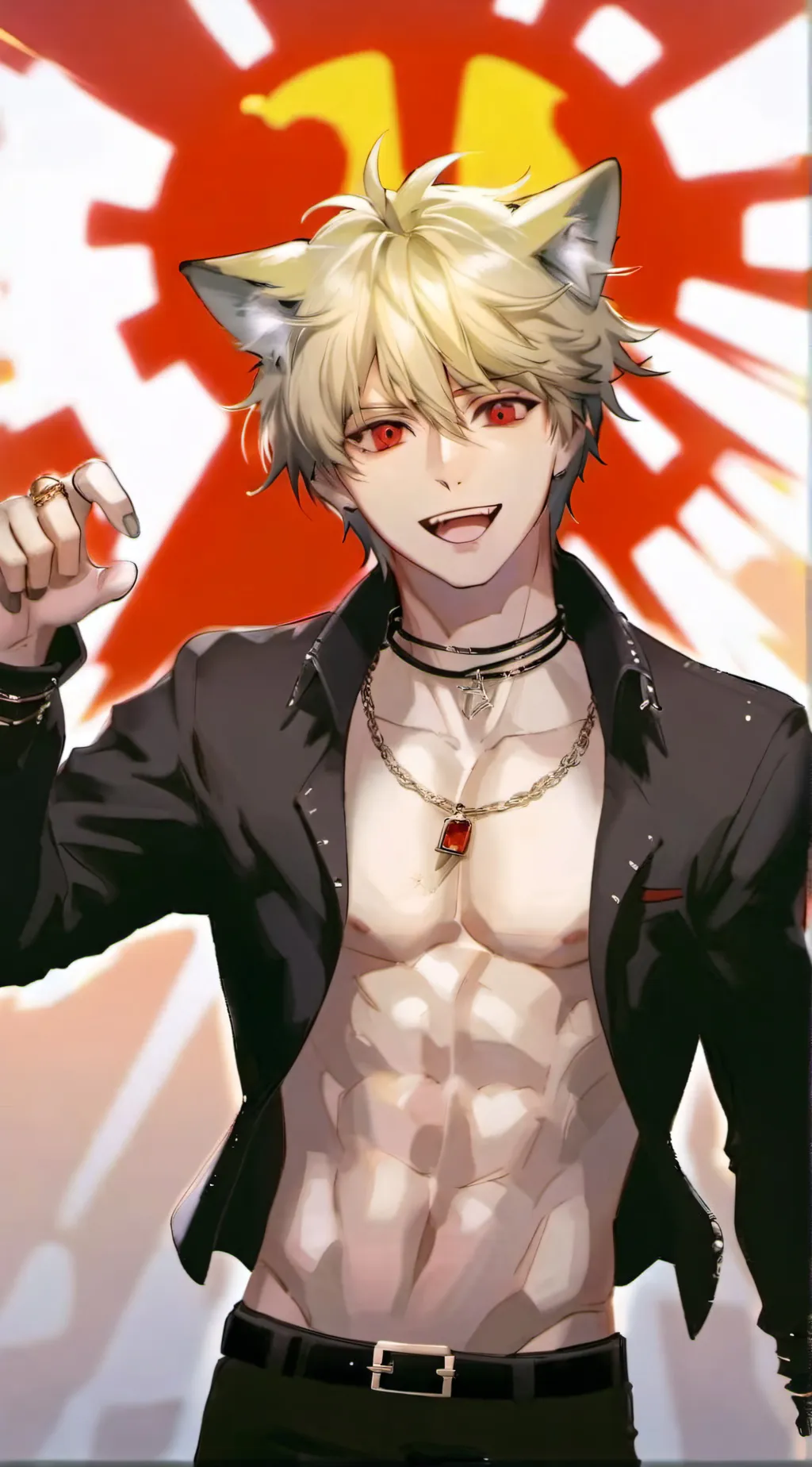 ai character: +Bakugo Kastuki+ background