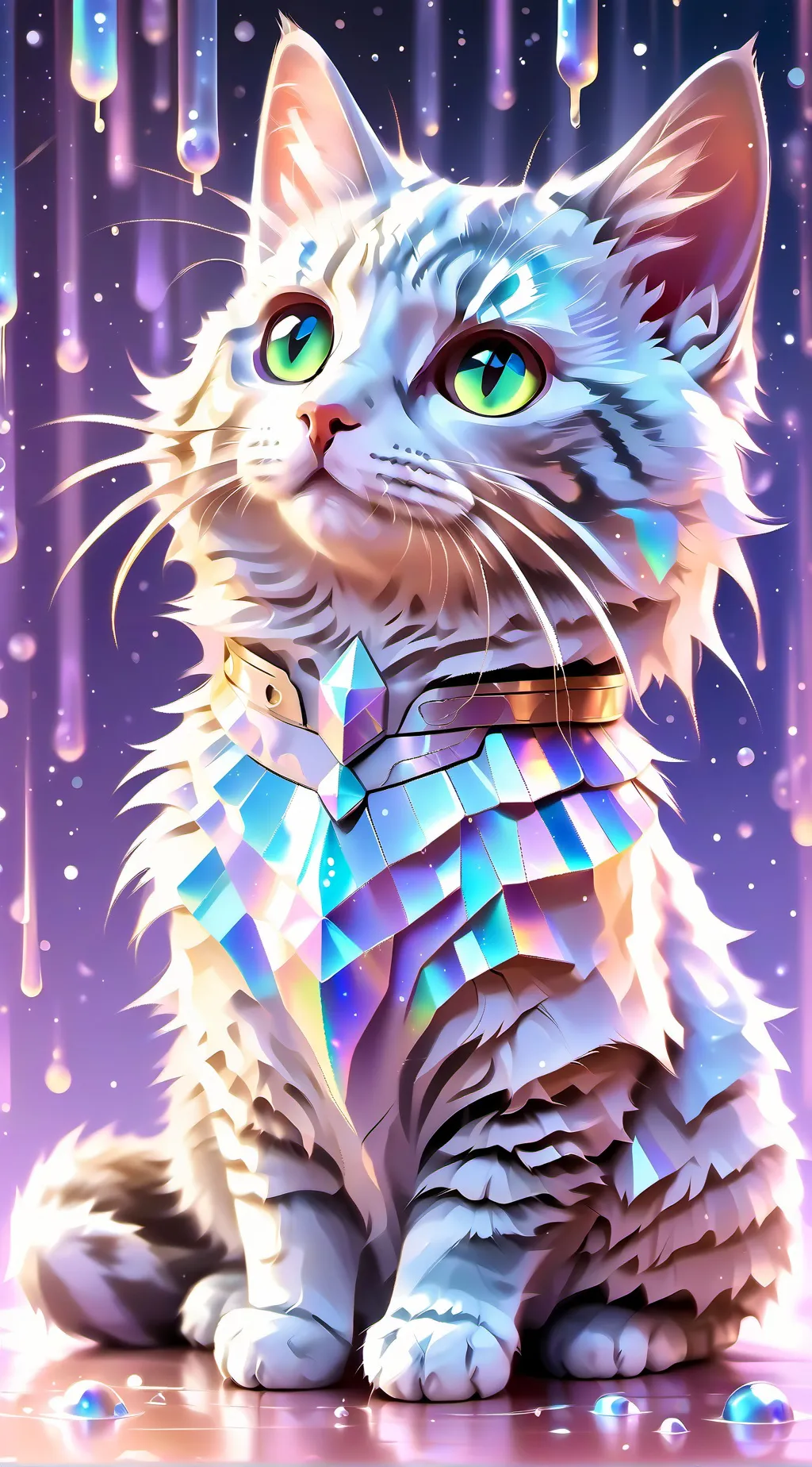 ai character: Cat background